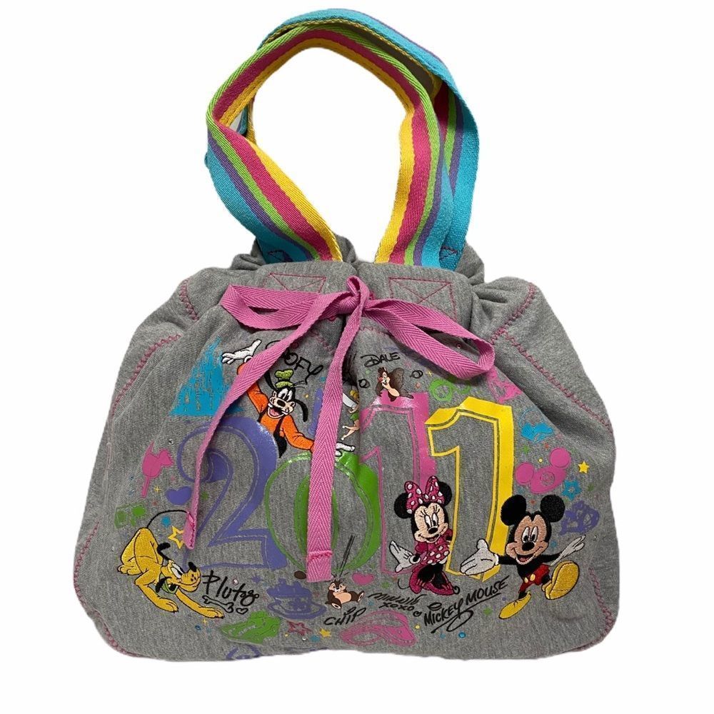 2011 Disney Character Gray Shoulder Handbag